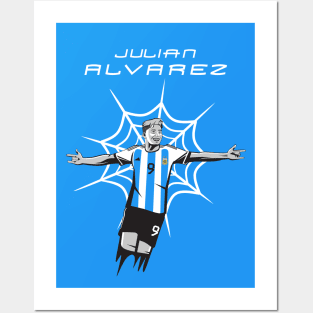 Alvarez ARG 22 Football Celebration Posters and Art